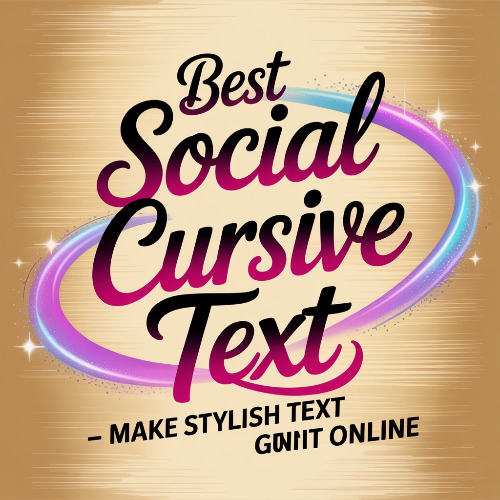 cursive text generator