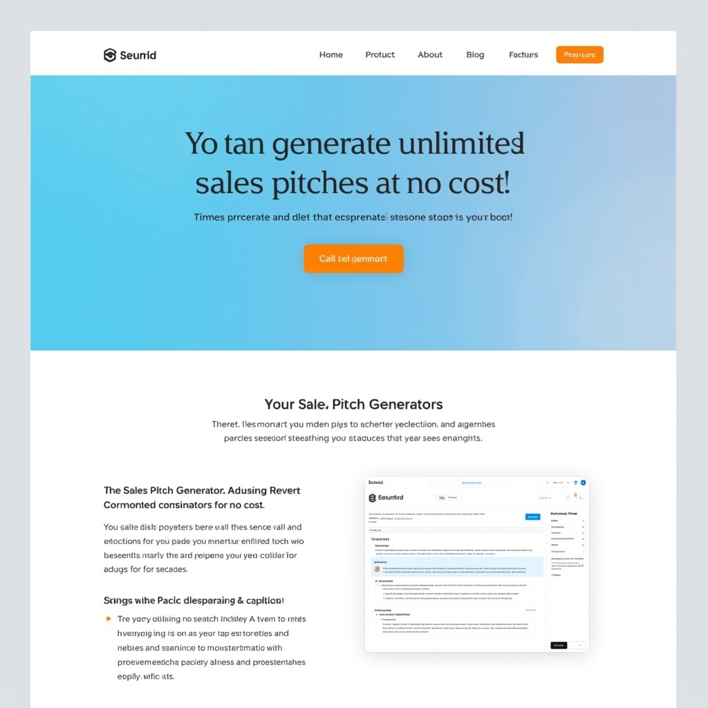 sales pitch generator